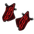 thumbnail image 3 of 1 par de luces reflectoras de parachoques Trasero kangjianwuwushu para Highlander 2020 a 2023 Rojo, 3 of 9