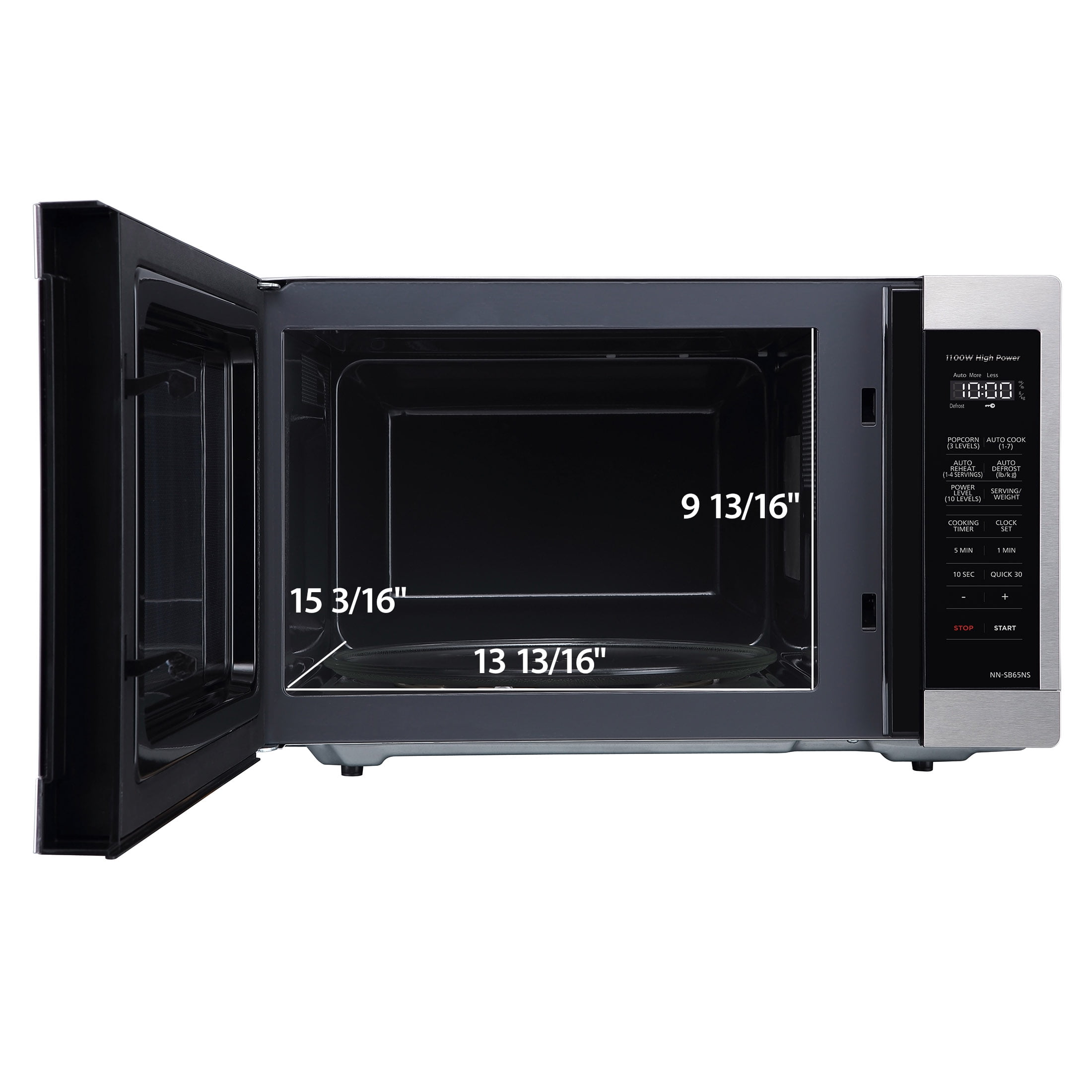 Horno Microondas Panasonic 1.3 P3 10 Niveles Potencia 1100 W Blanco