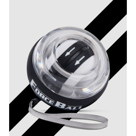 Wrist Gyro Ball, Wrist Strengthener and Forearm Exerciser to Strengthen Wrist Bones and Muscles (Auto Black)