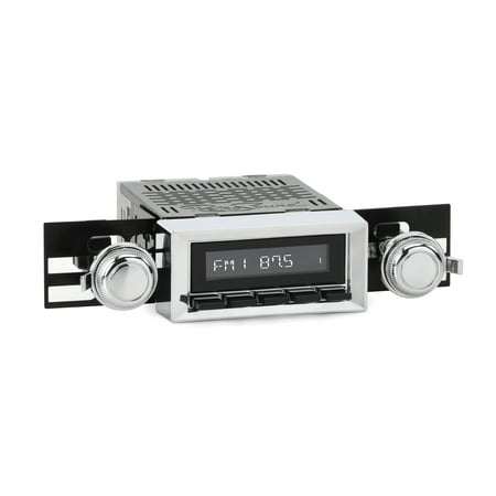 RetroRadio Compatible with 1973-87 Chevrolet C/K Series Truck Features Include Bluetooth, AUX, AM/FM LACB-M1-116-03-73C1