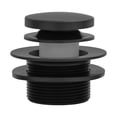thumbnail image 3 of Premier Copper Products D-301BLK Tub Drain Trim & Single-Hole Overflow Cover for Bath Tubs, Matte Black, 3 of 6