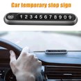 thumbnail image 2 of CARTTOU Car Temporary Parking Card Mobile Phone Number Plate Alloy Luminous for Vehicle, 2 of 8
