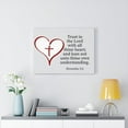 thumbnail image 5 of Scripture Walls Trust in the Lord Proverbs 3:5 Heart Cross Wall Art Christian Home Decor Unframed, 5 of 9