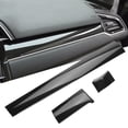 thumbnail image 2 of Embellecedor de cubierta de rayas para tablero de Control central delantero, negro, 3 uds., para Honda Civic 16-17, 2 of 12