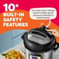 thumbnail image 5 of Duo 7-in-1 Mini Electric Pressure Cooker, Slow Rice Cooker, Steamer, Sauté, Yogurt Maker, Warmer & Sterilizer, Includes Free App with over 1900 Recipes, Stainless Steel, 3 Quart, 5 of 7