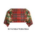 thumbnail image 2 of Nkmbld Farmhouse Table Cover Christmas Tablecloth Greaseproof Tea Several Christmas Table Cloth, Multicolor, 2 of 8