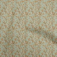 thumbnail image 1 of oneOone Velvet Orange Fabric Floral Sewing Material Print Fabric By The Yard 58 Inch Wide, 1 of 4
