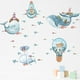 thumbnail image 1 of Juego de 4 pegatinas de pared grandes MACHAO Ballenas del mundo submarino 30 * 90 CM, 1 of 5