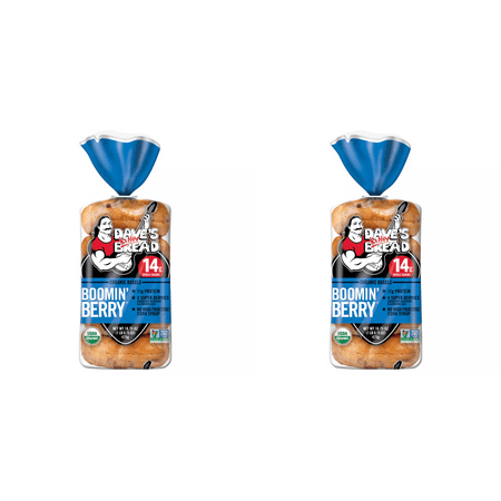 Dave s Killer Bread Boomin Berry 11g Protein Organic Bagels 5 ct Pack of 2 – flavored bagels breakfast bagels protein bagels healthy start organic bagels