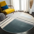 thumbnail image 2 of SAFAVIEH Orwell Braganza Abstract Area Rug, Charcoal/Beige, 3' x 3' Round, 2 of 8
