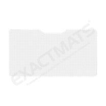 ExactMats - Premium Clear Overlay Floor Mats, Made In USA - Fits Ford F-250/F-350 2017-2022 / SuperCrew / Uni-Rear Mat