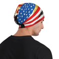 thumbnail image 7 of Men Women Beanie Skull Cap Flag Thin Blue Line Flag Slouchy Beanie Hat For Outdoor Running Work, 7 of 7