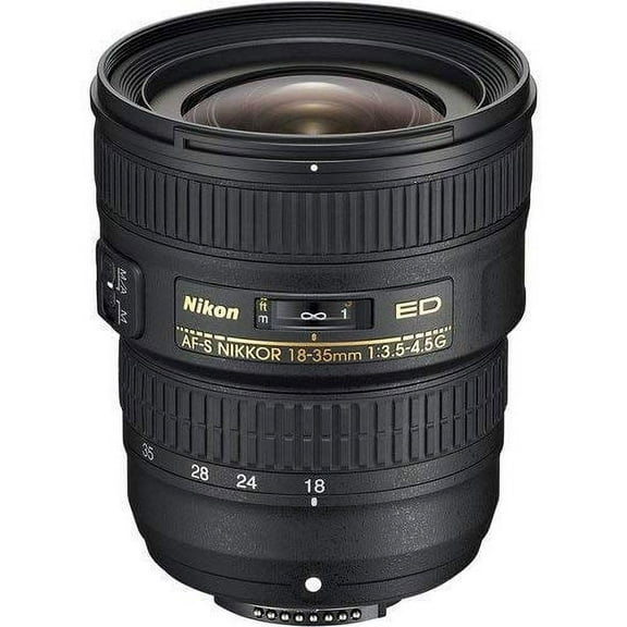 Nikon AF-S FX NIKKOR 18-35mm F/3.5-4.5G ED Zoom Lens with Auto Focus for Nikon DSLR Cameras International Version (No warranty)