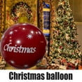 thumbnail image 4 of Inflatable Christmas Ball 60cm PVC Inflatable Christmas Ball Outdoor Christmas Printing Decorated Ball Toy For Yard Pool Decorations, 4 of 7