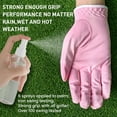 thumbnail image 3 of FINGER TEN Golf Gloves Womens Ladies 1 Pack Glove Left Hand for Right Handed Golfer, Wet Hot Cool Rain Grip Weathersof All Weather, Fit Small Medium Large XL, 3 of 6
