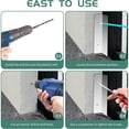thumbnail image 4 of 2 Pcs Protection de Souris pour Porte de Garage, Acier Inoxydable Robuste Protection de Souris et Serpent pour Porte de Garage, Solution, 4 of 4