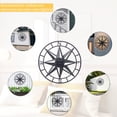 thumbnail image 6 of Solar Compass Wall Decor – LED Light Metal Art,Outdoor/Indoor Wall Hanging,Decorative Ambient Light for Patio, Garden & Living Room, 6 of 11