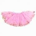 thumbnail image 2 of Godom Toddler Girls Puff Ball Tutu 6M-4T Layered Princess Birthday Dresses Rainbow Ballet Tulle Skirt,Pink, 2 of 5