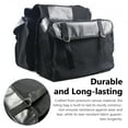 thumbnail image 3 of Bike Panniers Bag Large-Capacity Canvas Bicycle Bag Rear Rack Bag, 3 of 8
