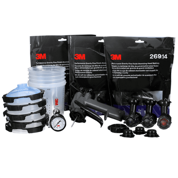 3M Performance Fine Finish Spray Gun System 26978 2/CS