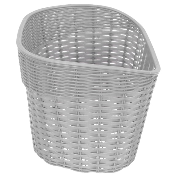Raindrops Grey Plastic Cycling Basket for Outdoor with Large Capacity and Durable Using 15487613
