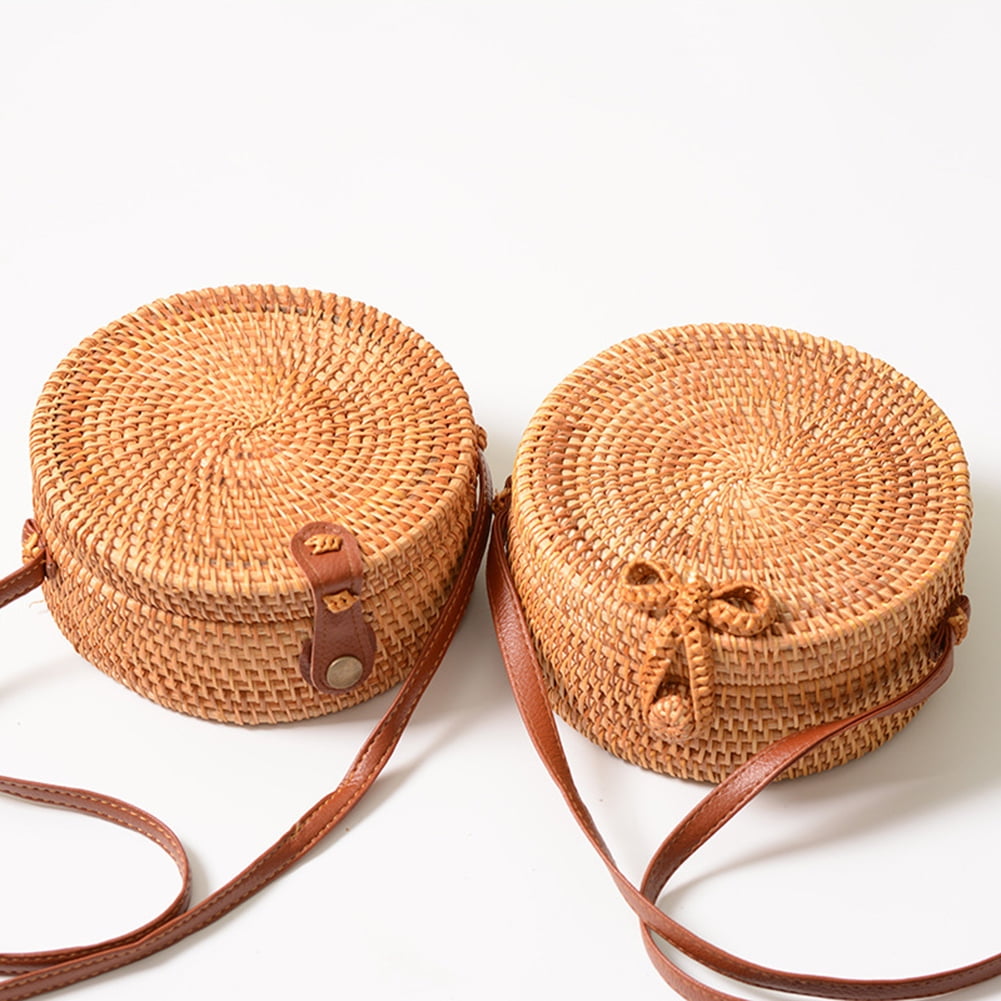 woven purse round