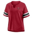 thumbnail image 2 of Women's Fanatics Red Tampa Bay Buccaneers Redzone Curl Route T-Shirt, 2 of 3