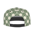 thumbnail image 4 of Fotbe Daisy Plaid Green Flat Bill Visor Cap Classic Snapback Hat Polyester Foam Trucker Hat Trucker Cap Adjustable Baseball Cap, 4 of 9