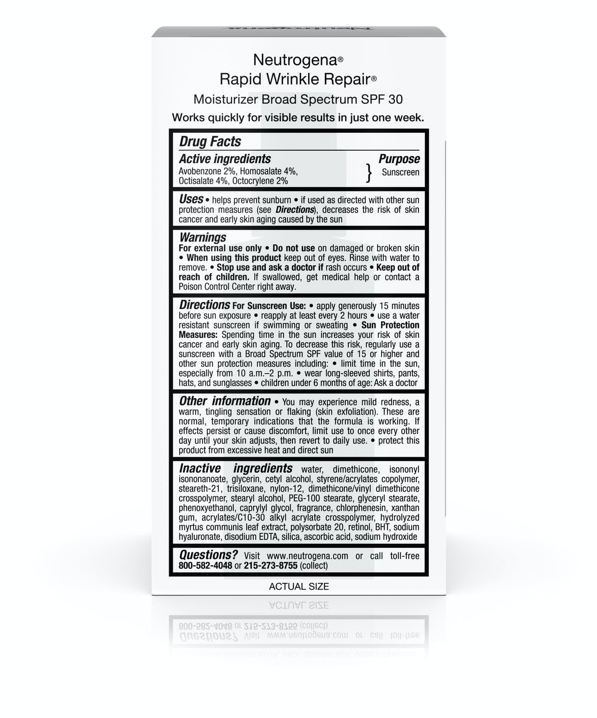 Neutrogena Rapid Wrinkle Repair Retinol Anti-wrinkle Moisturizer, 1 fl oz