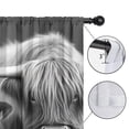 thumbnail image 4 of Blackout Kids Curtains,Highland Cattle with Birds Childrens Insulated Curtains Set Of 2,Bedroom Essentials,Toddler Room Decor 42x84in(106x213cm), 4 of 4