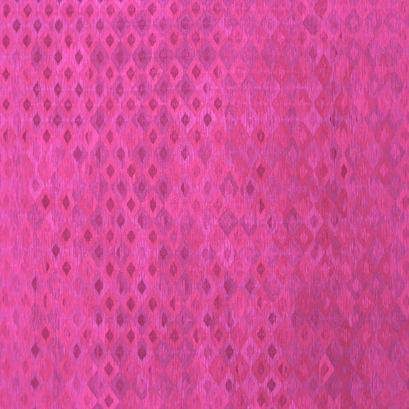 Ahgly Company Indoor Square Abstract Pink Contemporary Area Rugs, 5' Square