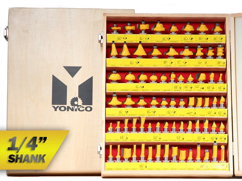 Yonico bit router bit set shank deals