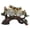 Horizontal, variant on Exquisites Owl Ornament with Water Transfer Detailing Resins Owl Perching On Tree Branch Sculpture for Home Display