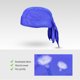 thumbnail image 2 of Bienvenido Gorra de ciclismo de secado rápido Bufanda de bicicleta a prueba de sudor Pañuelo de verano para montar en la cabeza Sombrero para el sol (azul real), 2 of 8