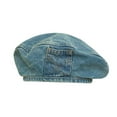 thumbnail image 1 of Denim Hat casco Mujeres para francés Capítulo Causer Pintor para vacaciones de viaje Azul, 1 of 8