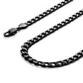 thumbnail image 4 of Powerful Mens Necklace Black 316L Stainless Steel Chain (6mm, 18 Inches), 4 of 4