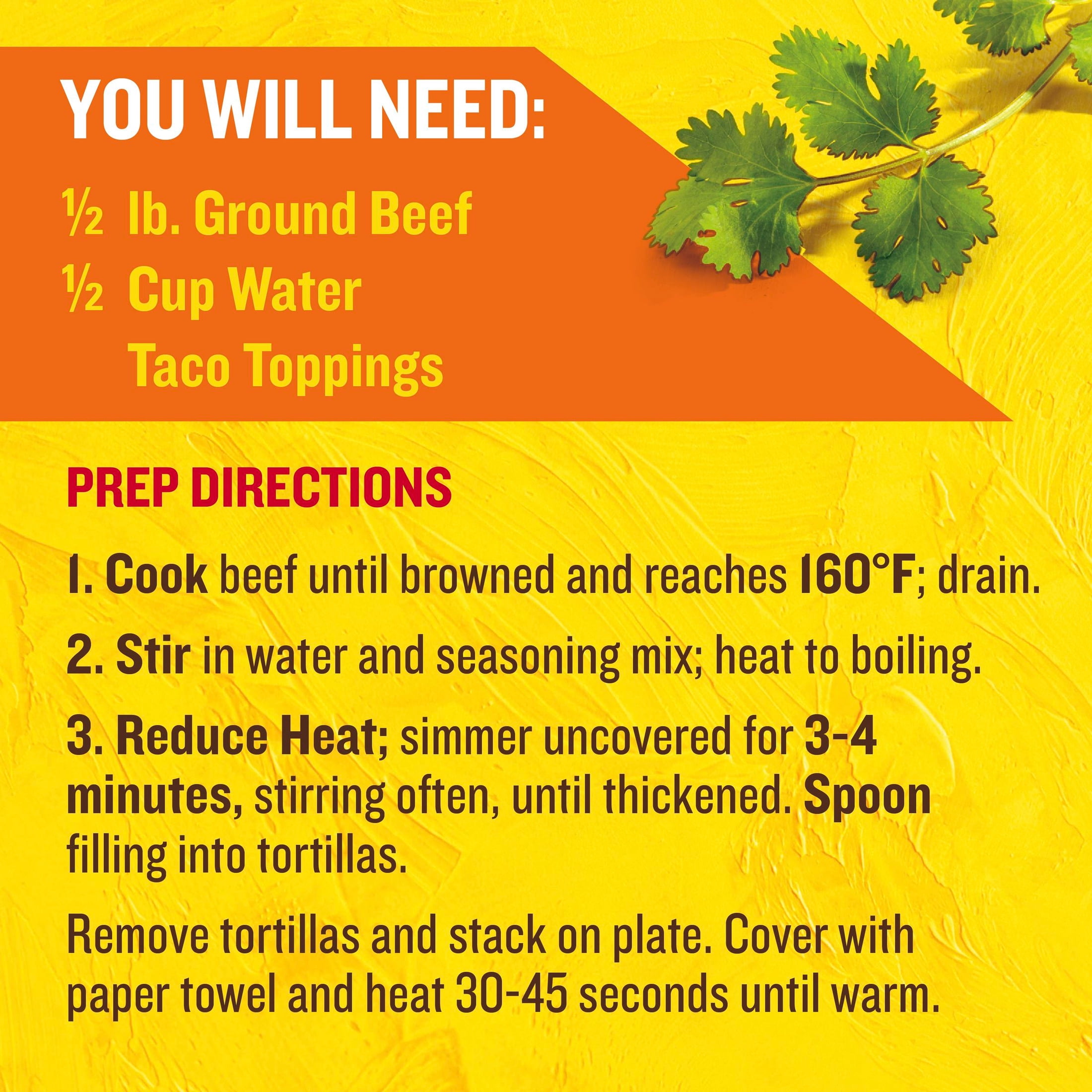 Old El Paso Soft Taco Dinner Kit, Meal Prep, 6 Count, 5.47 oz