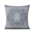 thumbnail image 2 of Carpet Blue Vintage Design Boho Pillow Covers, 2 pieces 20x20inch Ethnic Linen Throw Pillow Cases, Perfect Home Decor Accent for a Stylish Aesthetic, 2 of 7