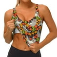 thumbnail image 4 of Naloa Sloth on the Branch Sports Bras for Women, High Support Bra with Removable Pads, Comfortable - Medium, 4 of 9