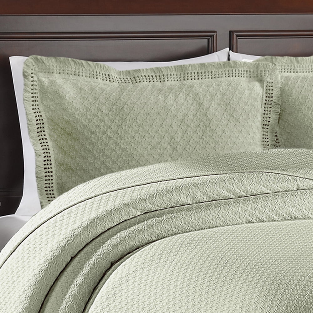 Cotton Blend Bedspread LaMont Home Woven Jacquard Collection Bedding