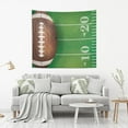thumbnail image 6 of American Football Tapestry Wall Hanging Tapestries Happy Colorful Hippie Psychedelic Art Polyester Carpet Wall Decorative for Living Room Bedroom 80x60inch, 6 of 7