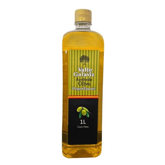 Aceite De Oliva 100% Puro Español 1 Lts. Valle Galaviz Valle Galaviz Aceite De Oliva Valle Galaviz 100% Puro Español