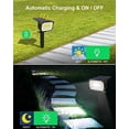 thumbnail image 4 of Lotmos Solar Spot Lights Outdoor, 6 Pack (Cool White), Solar Uplights for Trees, Solar Powered Spot Lights Outdoor, 4 of 7