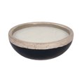thumbnail image 6 of Decorative Two Tone Scented Candle Bowl for Men and Women - Large Votive Candle for Indoor and Outdoor Spaces - Stylish Home Decor Accent for Living Room, Bedroom, and Bathroom - 5", Ivory & Blue, 6 of 13