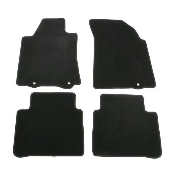 Ikon Motorsports Nylon Car Floor Mats Compatible with 2018-2025 Honda Odyssey, OE Fitment Style Black Driver Passenger Car Carpets, Front Rear 4PCS Full Set