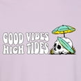 thumbnail image 6 of Wild Bobby Good Vibes High Tides Streetwear Garment-Dyed Washed Look Short Sleeve T-Shirt, 6 of 6
