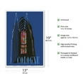 thumbnail image 2 of Cologne Germany - High Cathedral of Saint Peter - Vintage Travel Poster by Werner Labbé c.1956 - Master Art Print (Unframed) 13in x 19in, 2 of 4
