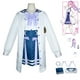 thumbnail image 1 of Game Virtual Anchor Vtuber Minato Aqua Cosplay Costume Top Jackets Skirts Suits Bow Badge Hair Tie Two-dimensional Performance heqiyong LED, 1 of 2