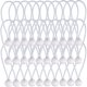 thumbnail image 1 of Aoprie Paquete de 30 bolas elásticas de bola blanca, cuerdas elásticas de lona de 9 pulgadas, resistentes a la intemperie, correa de amarre de 4 mm de espesor, para tiendas de campaña, cables y mangue, 1 of 1