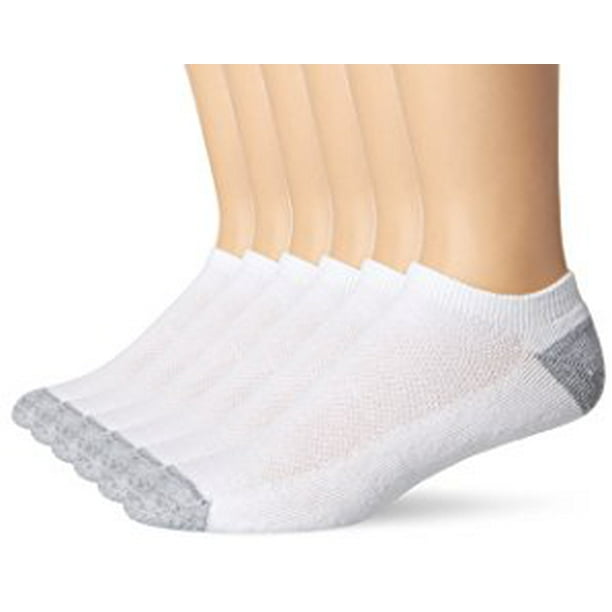 Hanes Hanes Men's XTemp Comfort Cool No Show Socks 6Pack Walmart